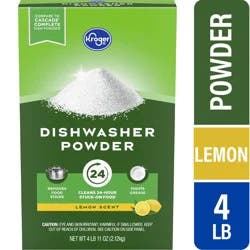 Kroger Lemon Scent Dishwasher Detergent Powder
