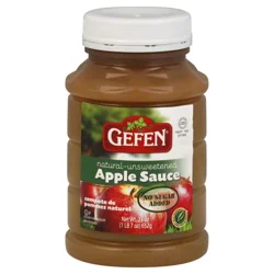 Gefen Natural Unsweetened Apple Sauce - 23 oz