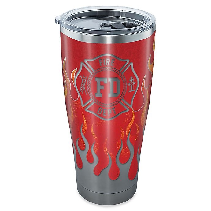 slide 1 of 1, Tervis Firefighter Stainless Steel Tumbler with Lid, 30 oz
