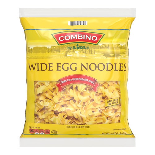 slide 1 of 1, Combino wide egg noodles, 16 oz