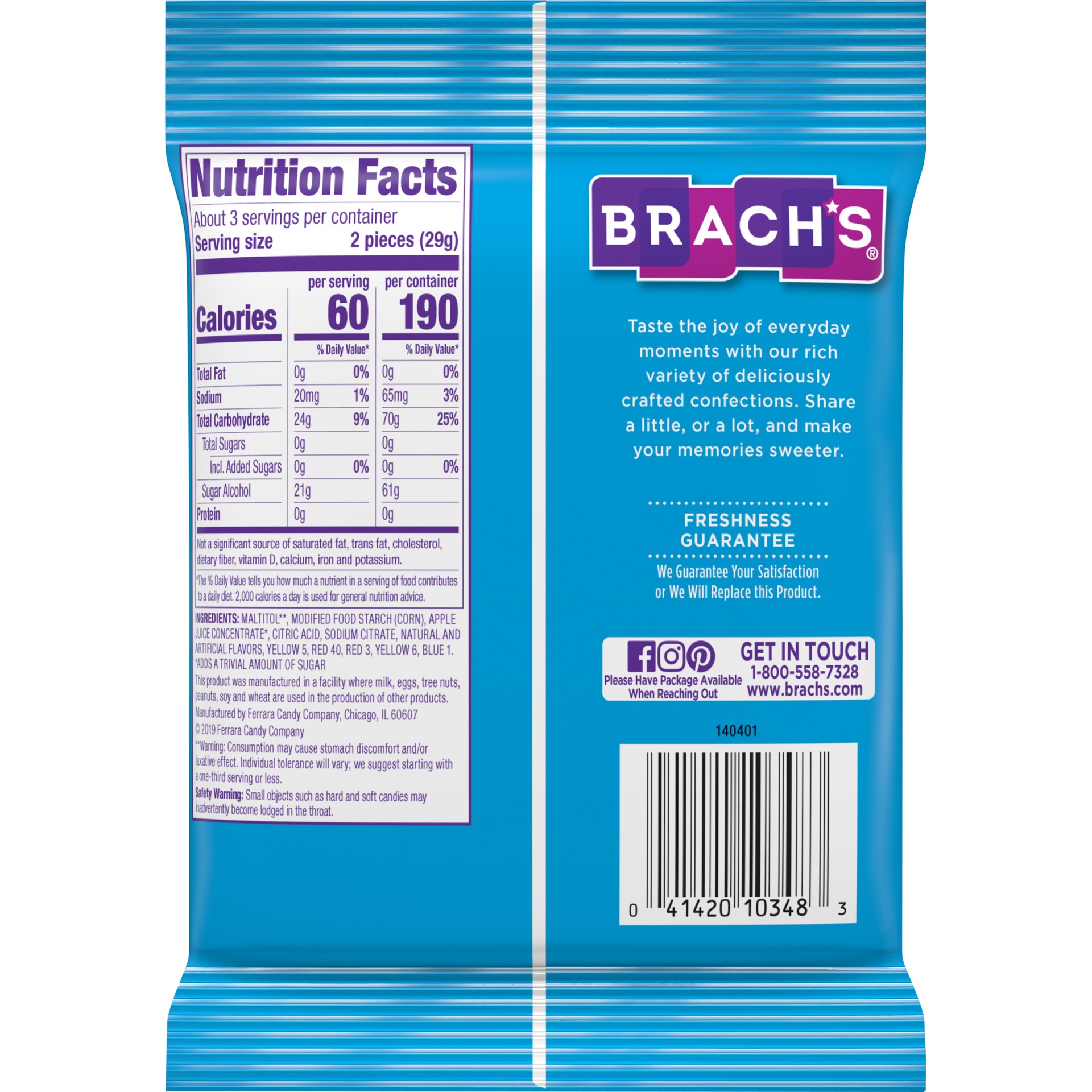 slide 6 of 8, Brach's Fruit Slices 3 oz, 3 oz