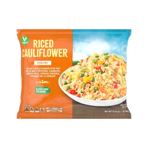 slide 1 of 1, frozen riced cauliflower stir fry, 16 oz