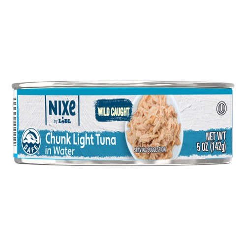 slide 1 of 1, Nixe tuna chunks in brine, 5 oz