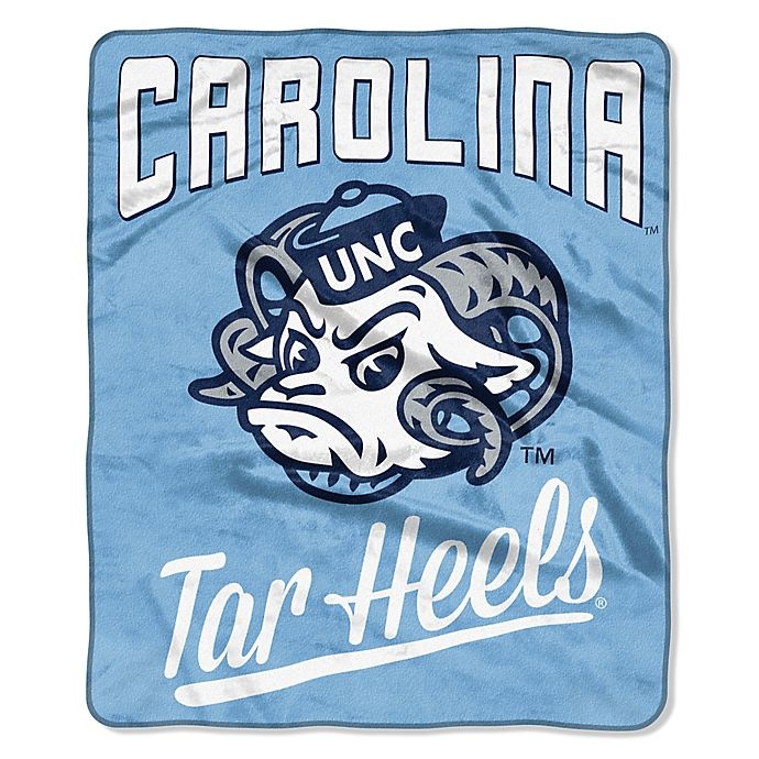 slide 1 of 1, NCAA University of North Carolina Raschel Throw Blanket, 1 ct