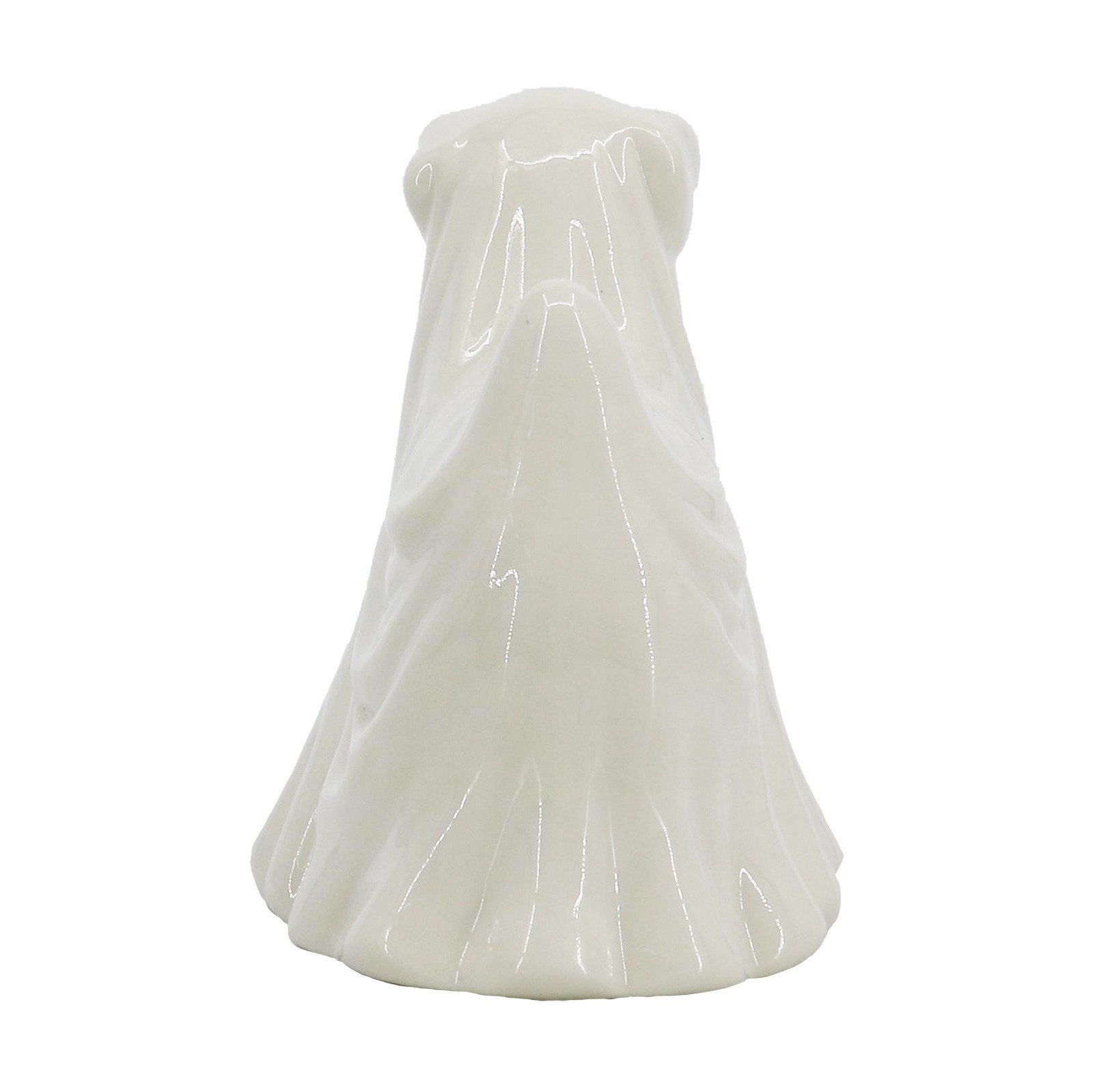 slide 5 of 6, 6.75" White Ghost Dog Pre-Lit Ceramic Tabletop Decor By Ashland, 6.75 in