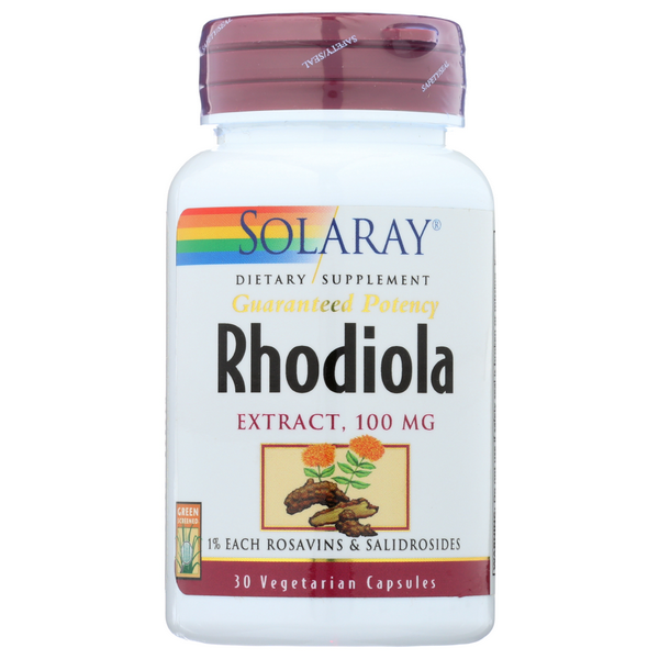 slide 1 of 1, Solaray Rhodiola Extract, 30 ct