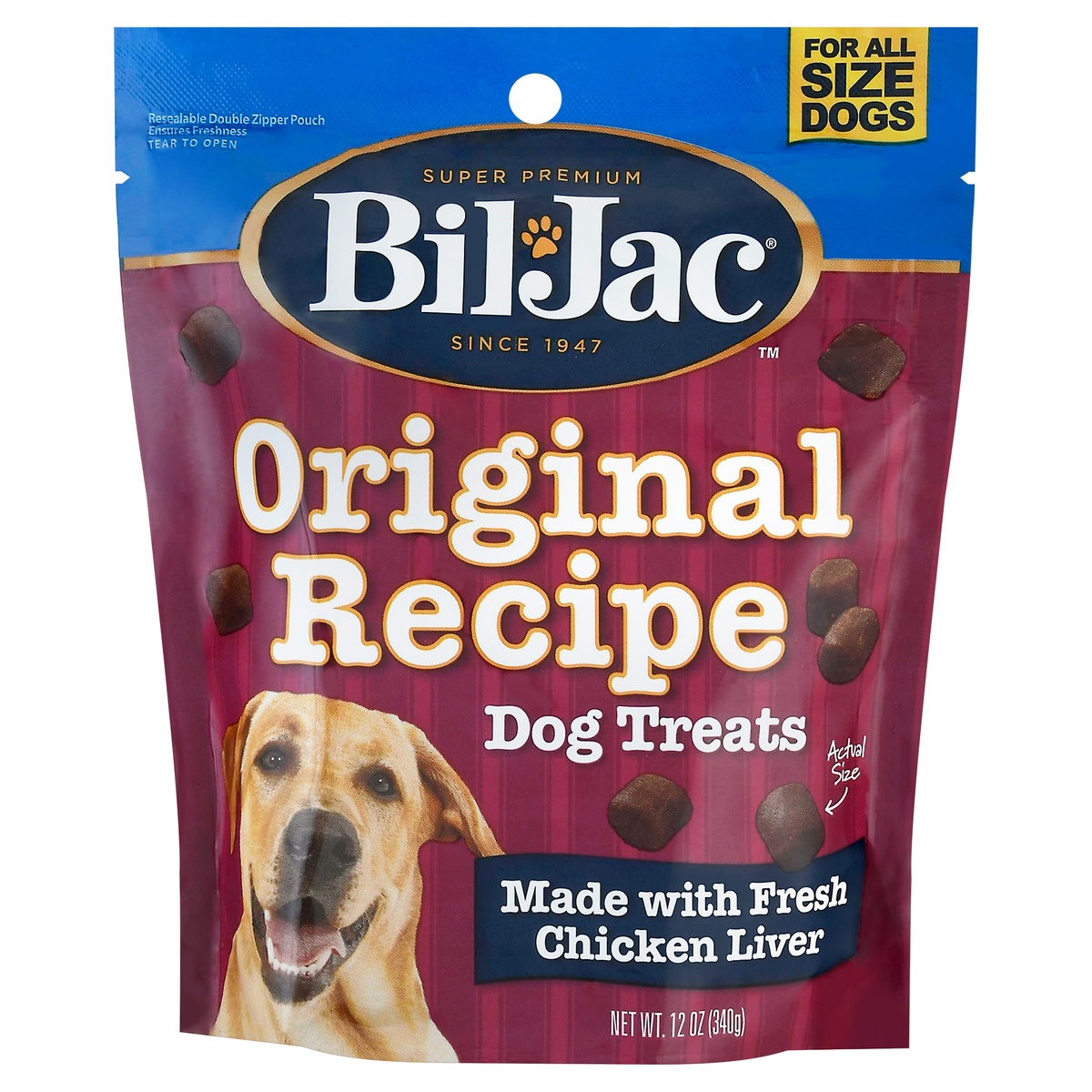 slide 1 of 1, Bil-Jac Original Recipe Dog Treats 12 oz, 12 oz