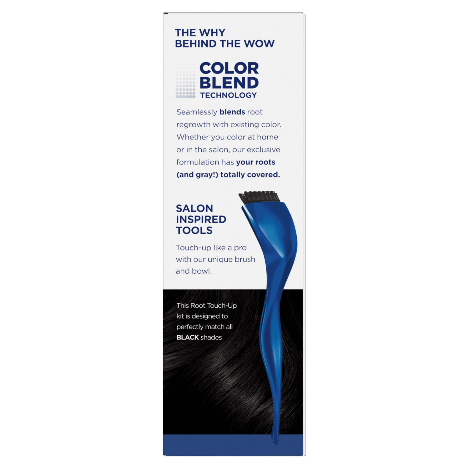 slide 2 of 5, Root Touch-Up Clairol Root Touch-up Permanent 2 Black Hair Color, 1 ct