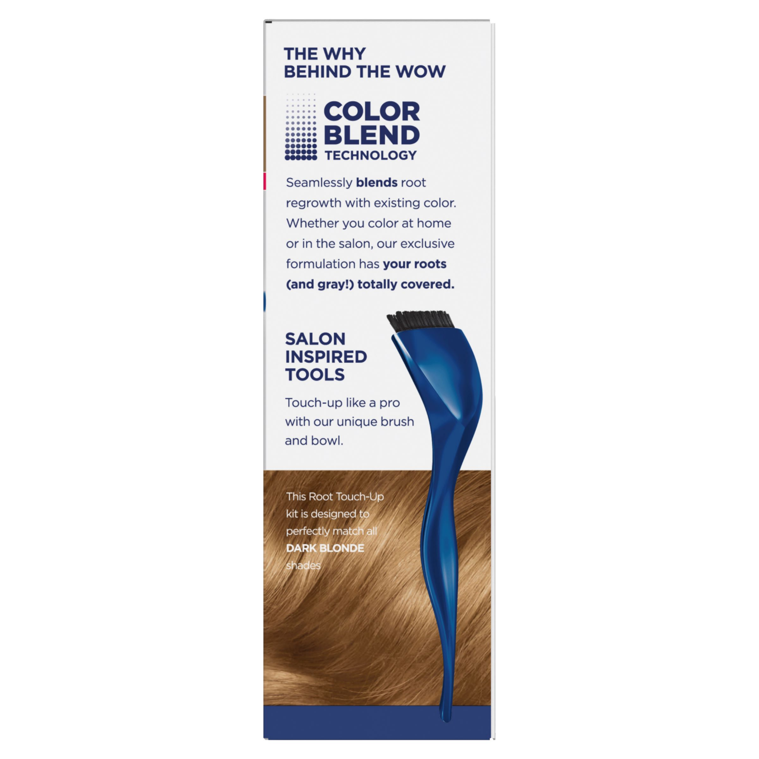 slide 2 of 4, Root Touch-Up Clairol Root Touch-up Permanent 7 Dark Blonde Hair Color, 1 ct
