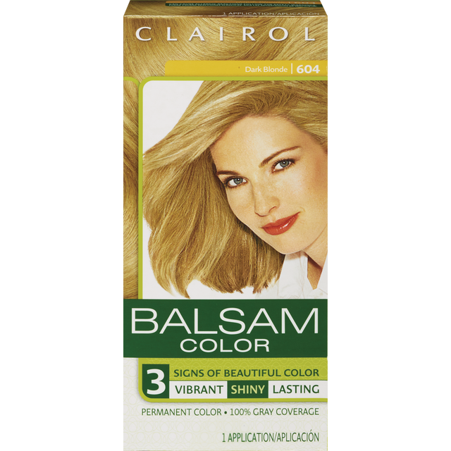 slide 1 of 1, Clairol Balsam Hair Color Dark Blonde 604, 1 ct