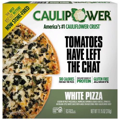 slide 1 of 1, Caulipower® frozen white pizza, 11.15 oz