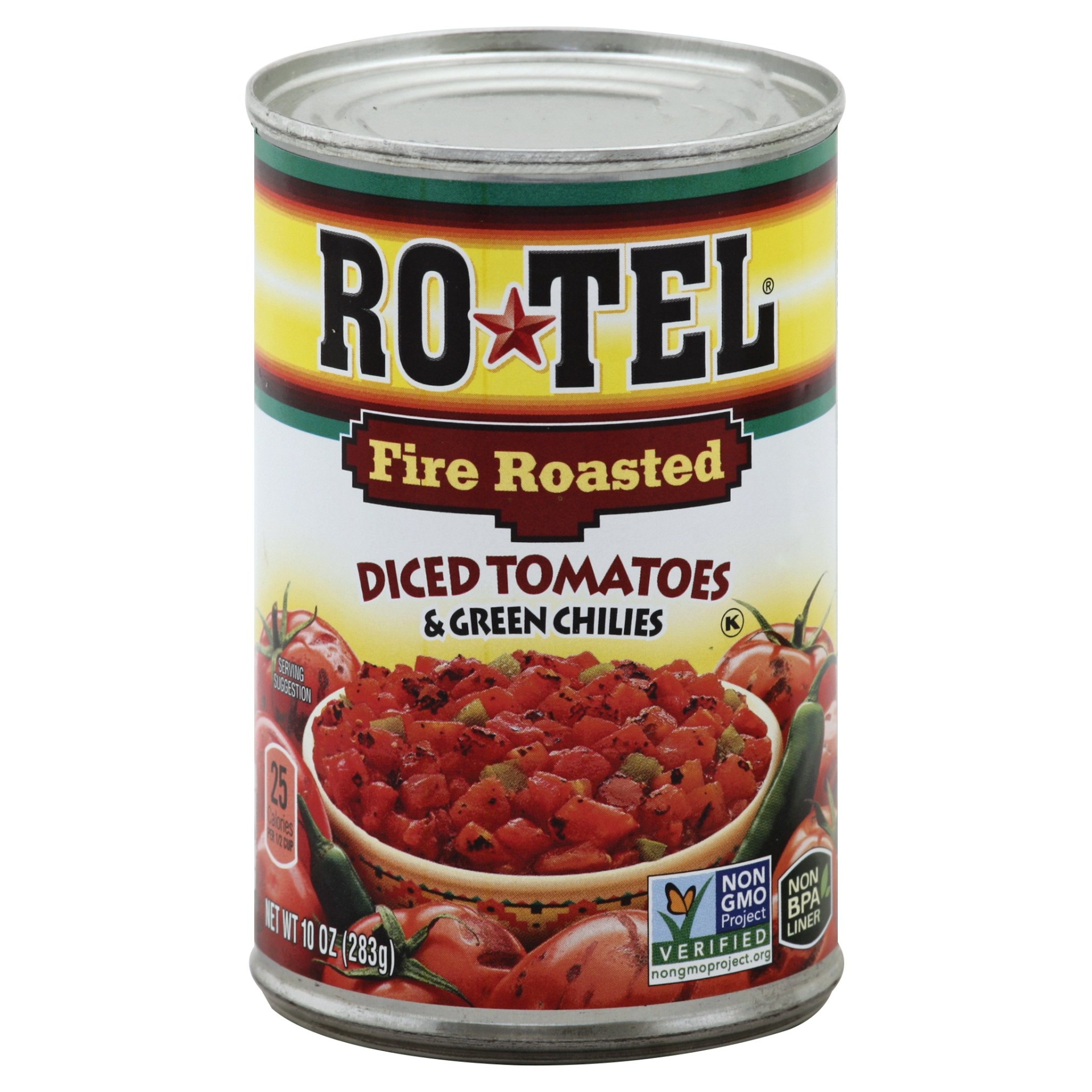 Rotel Fire Roasted Diced Tomatoes & Green Chilies Shipt