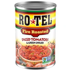 Rotel ROTEL Fire Roasted Diced Tomatoes and Green Chilies, 10 oz.