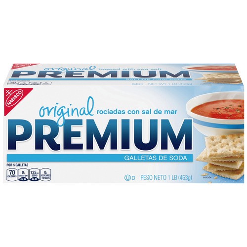 slide 1 of 1, Nabisco premium original saltine crackers, 16 oz