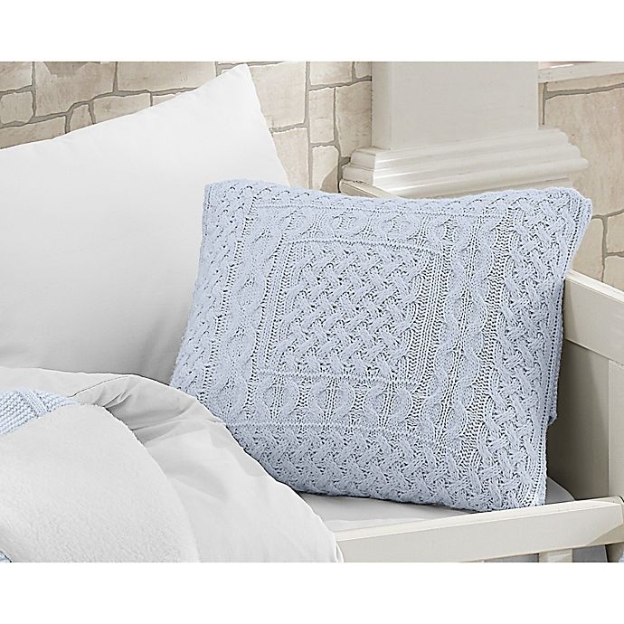 slide 3 of 3, Nipperland Natural Crib Bedding Set - Blue, 6 ct