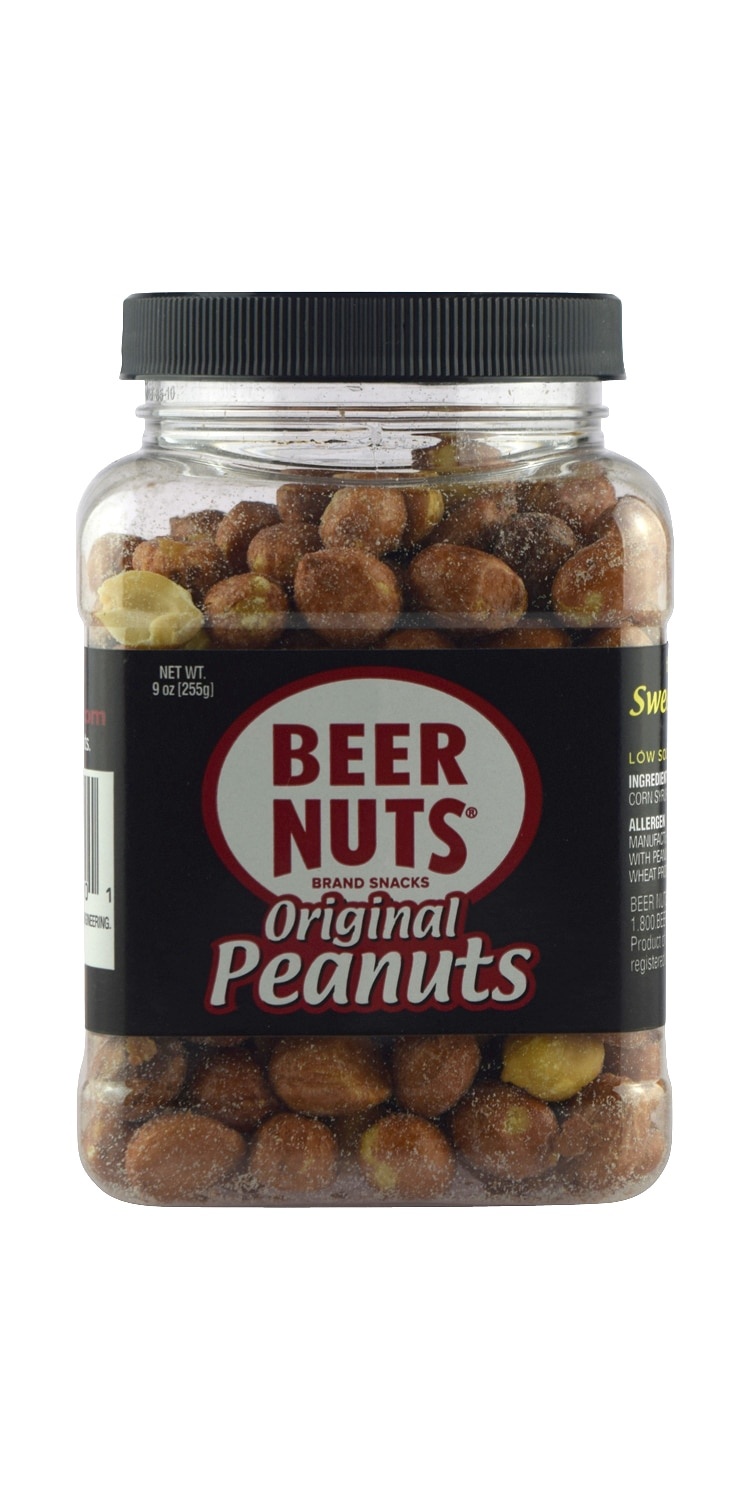 slide 1 of 1, BEER NUTS Peanuts Jar 9 Oz, 9 oz