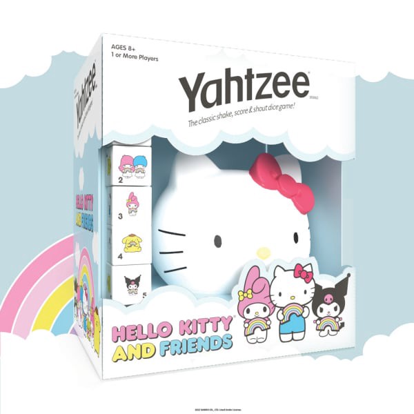 slide 11 of 17, YAHTZEE: Hello Kitty and Friends | Collectible Head Dice Cup | Classic Family Dice Game | Officially Licensed Sanrio Game & Merchandise, 1 ct
