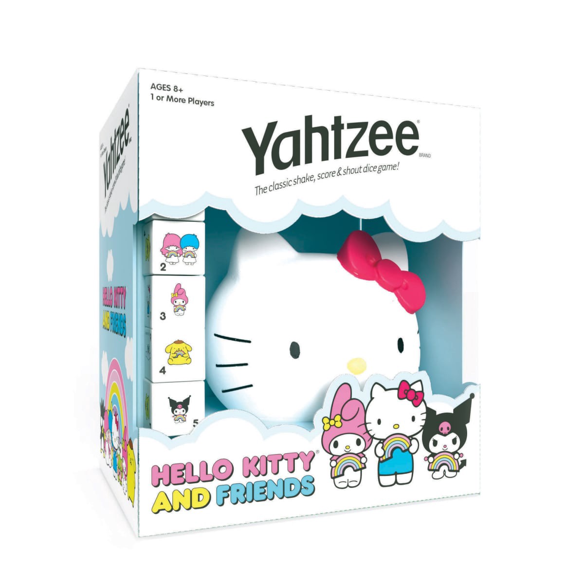 slide 5 of 17, YAHTZEE: Hello Kitty and Friends | Collectible Head Dice Cup | Classic Family Dice Game | Officially Licensed Sanrio Game & Merchandise, 1 ct