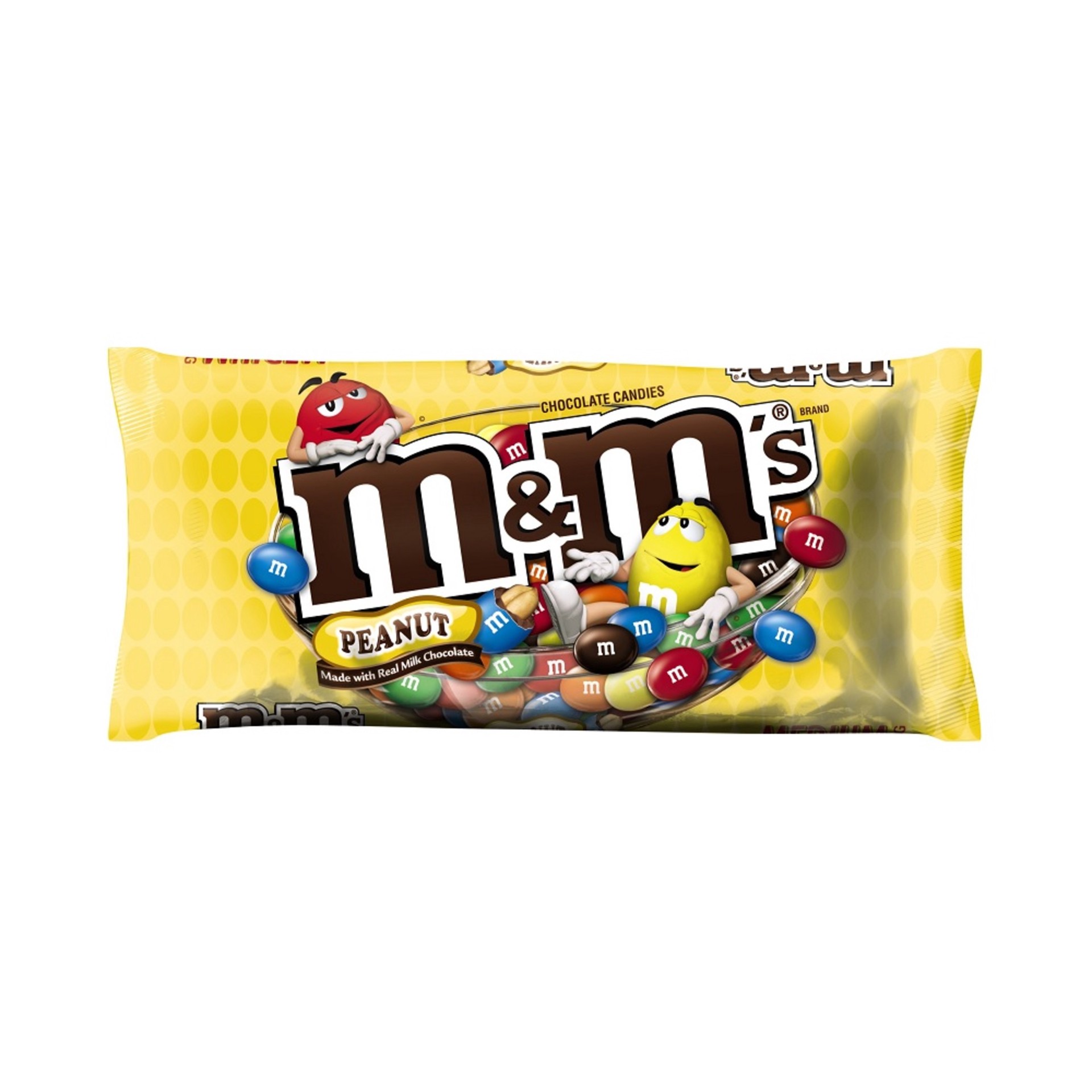 slide 1 of 5, M&M's Peanut Chocolate Candy 11.4-Ounce Bag, 11.4 oz