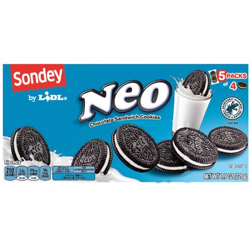 slide 1 of 1, Sondey neo chocolate sandwich cookies, 7.7 oz