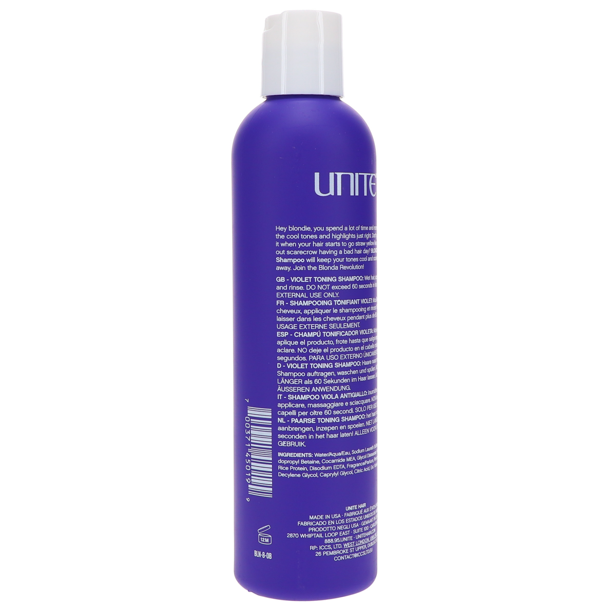 slide 2 of 2, Unite Blonda Toning Shampoo, 8 oz