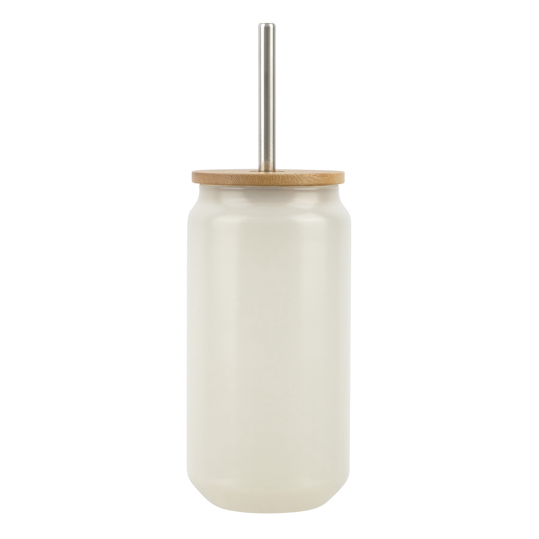 slide 2 of 3, 18oz. Teal Cold Color Change Glass Sublimation Tumbler With Bamboo Lid By Make Market, 18 oz