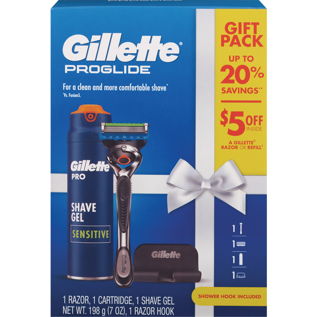 slide 1 of 1, GILLETTE DAISY Gillette Proglide Shave Holiday Kit, 1 ct