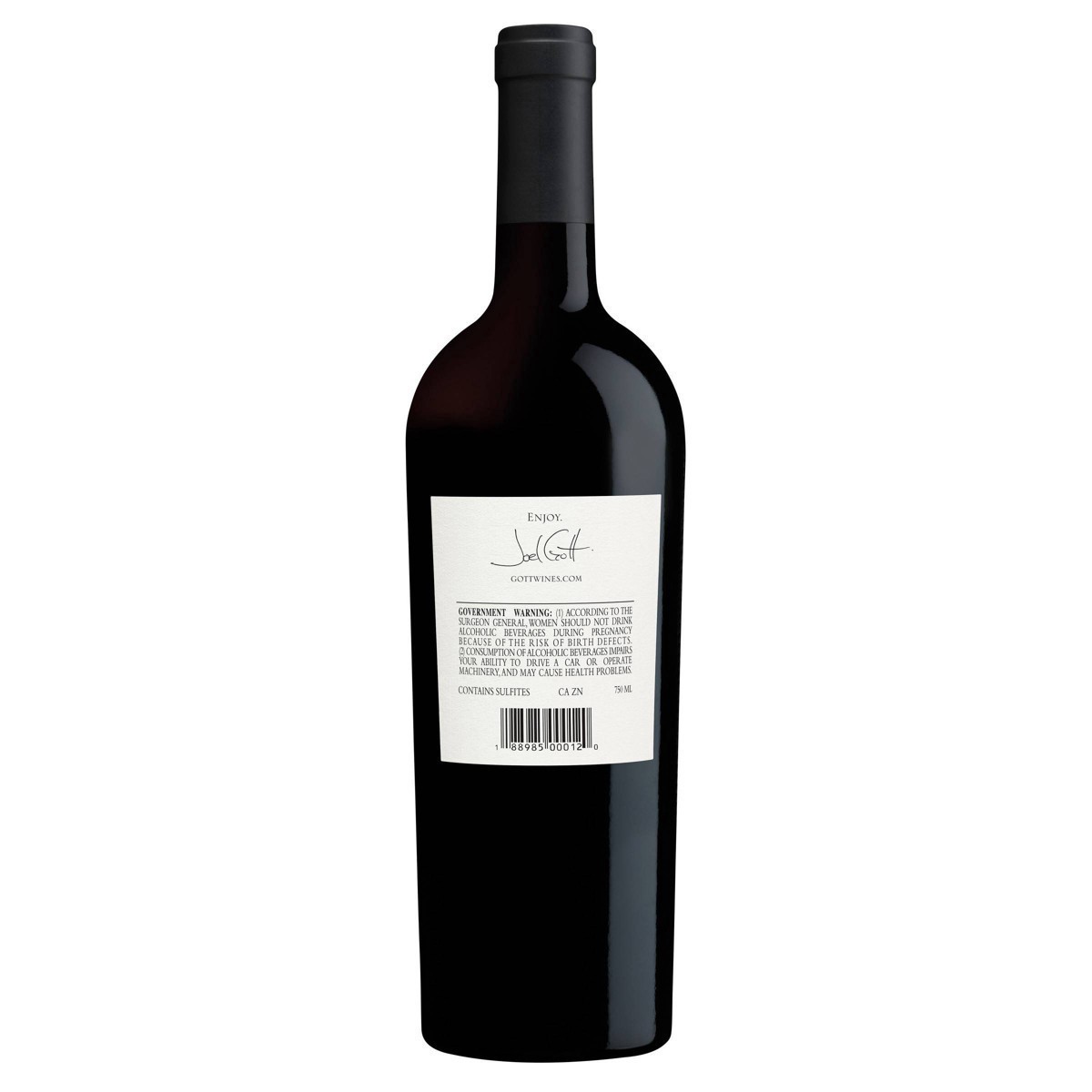 slide 3 of 13, Joel Gott Zinfandel Bottle, 750 ml