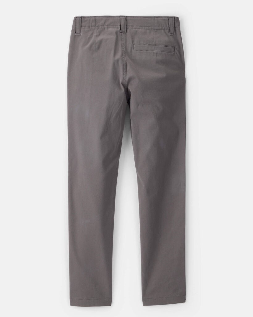 slide 2 of 3, Oshkosh Boys Flat Front Fashion Pants - Grey Grey 8, 1 ct