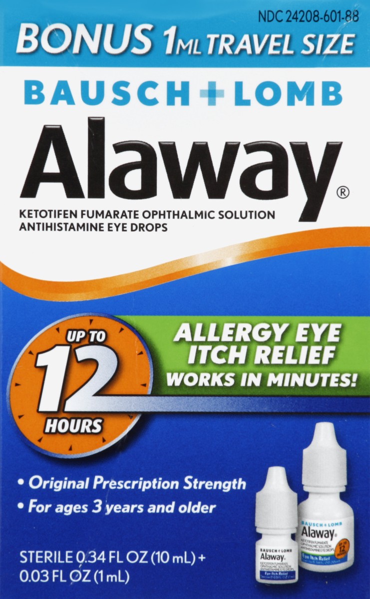 slide 3 of 5, Alaway Eye Drops 2 ea, 0.34 oz