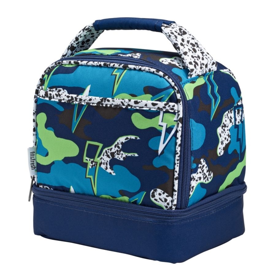 slide 3 of 3, Fit & Fresh Dragonfly Lunch Bag, Multicolor, 1 ct