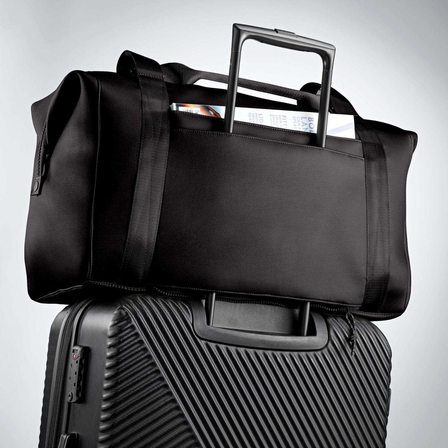 slide 4 of 5, FIT N FRESH Fit & Fresh Weekender Travel Duffle in Black, 1 ct