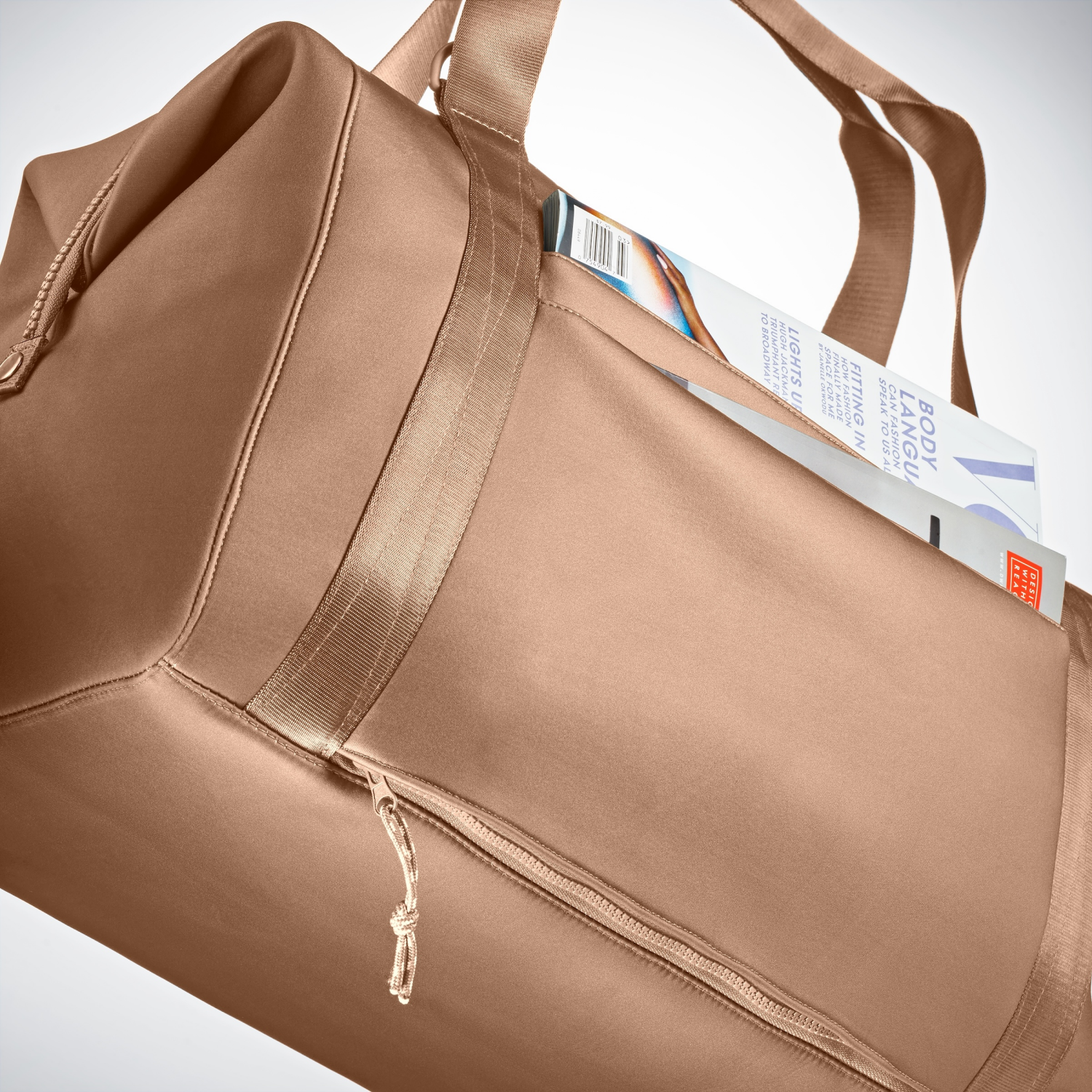 slide 2 of 5, FIT N FRESH Fit & Fresh Weekender Travel Duffle in Camel, 1 ct