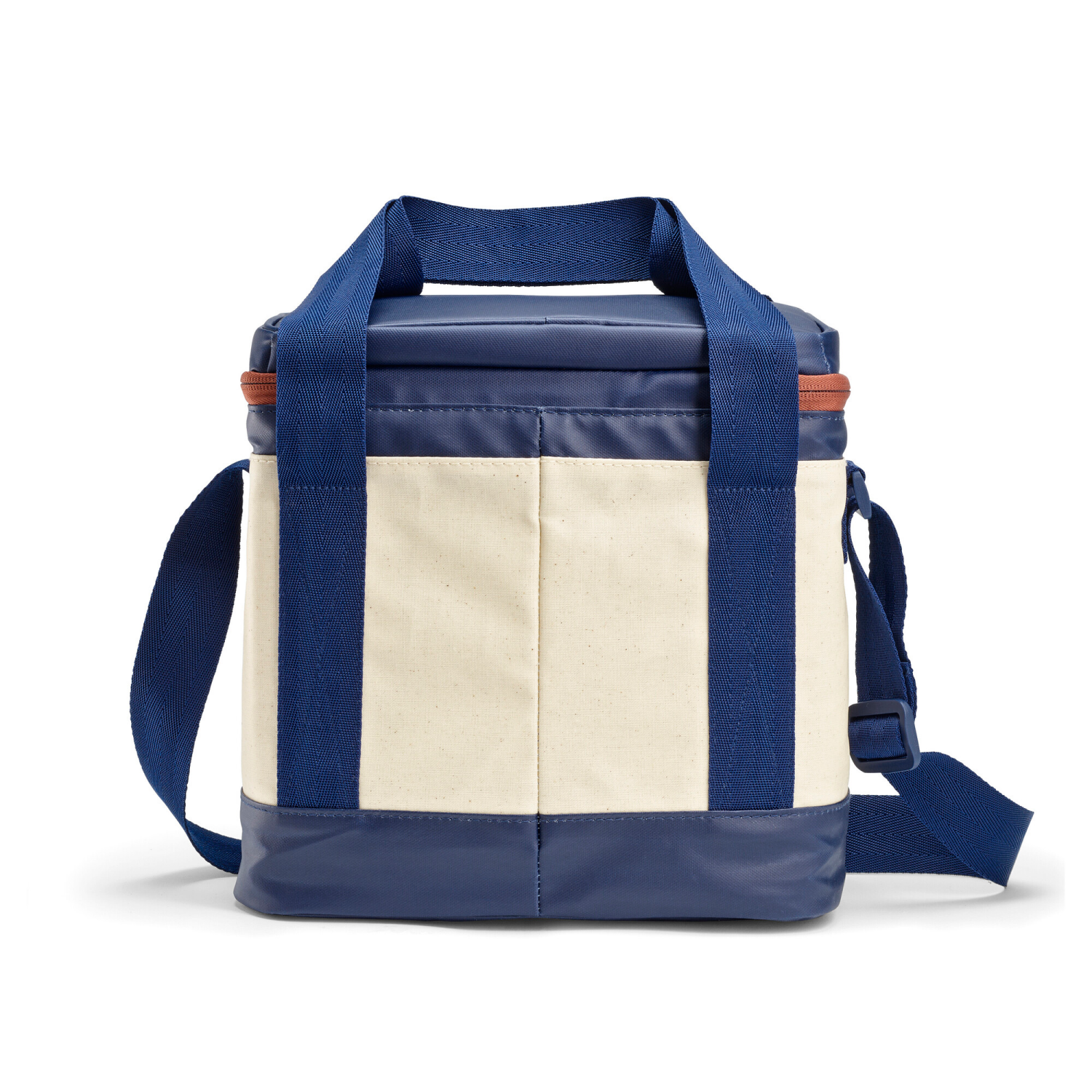 slide 2 of 5, Fit & Fresh Fit & Fresh Benson 12 Can Cooler, Coated Canvas & Navy, 12 ct