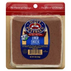 Scott Pete Sliced Liver Cheese, 12 oz