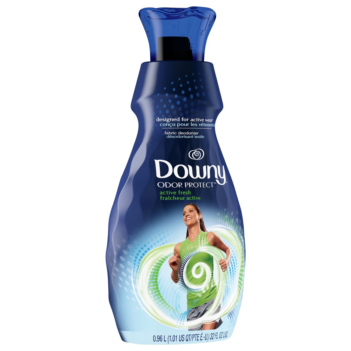 slide 6 of 8, Downy Odor Protect Fabric Deodorizer and Fabric Conditioner, Active Fresh, 32 fl oz, 1.01 qt