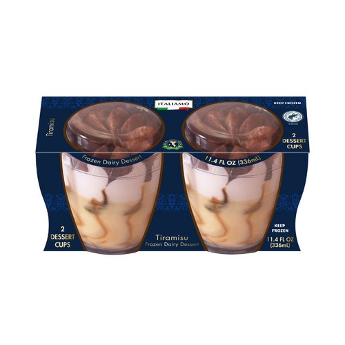 slide 1 of 1, Italiamo frozen tiramisu, 2 x 5.68 fl oz