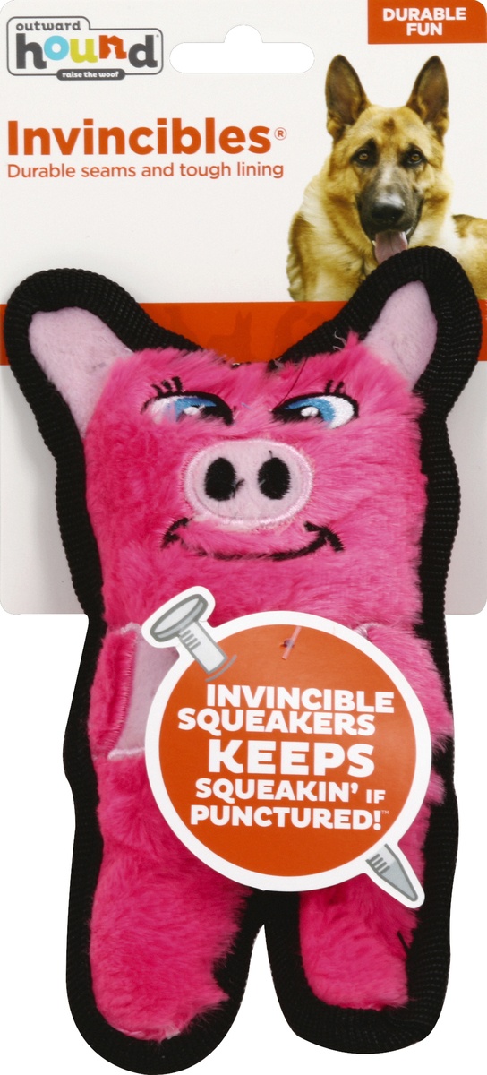 slide 2 of 2, Outward Hound Invincibles Mini Pig, 1 ct