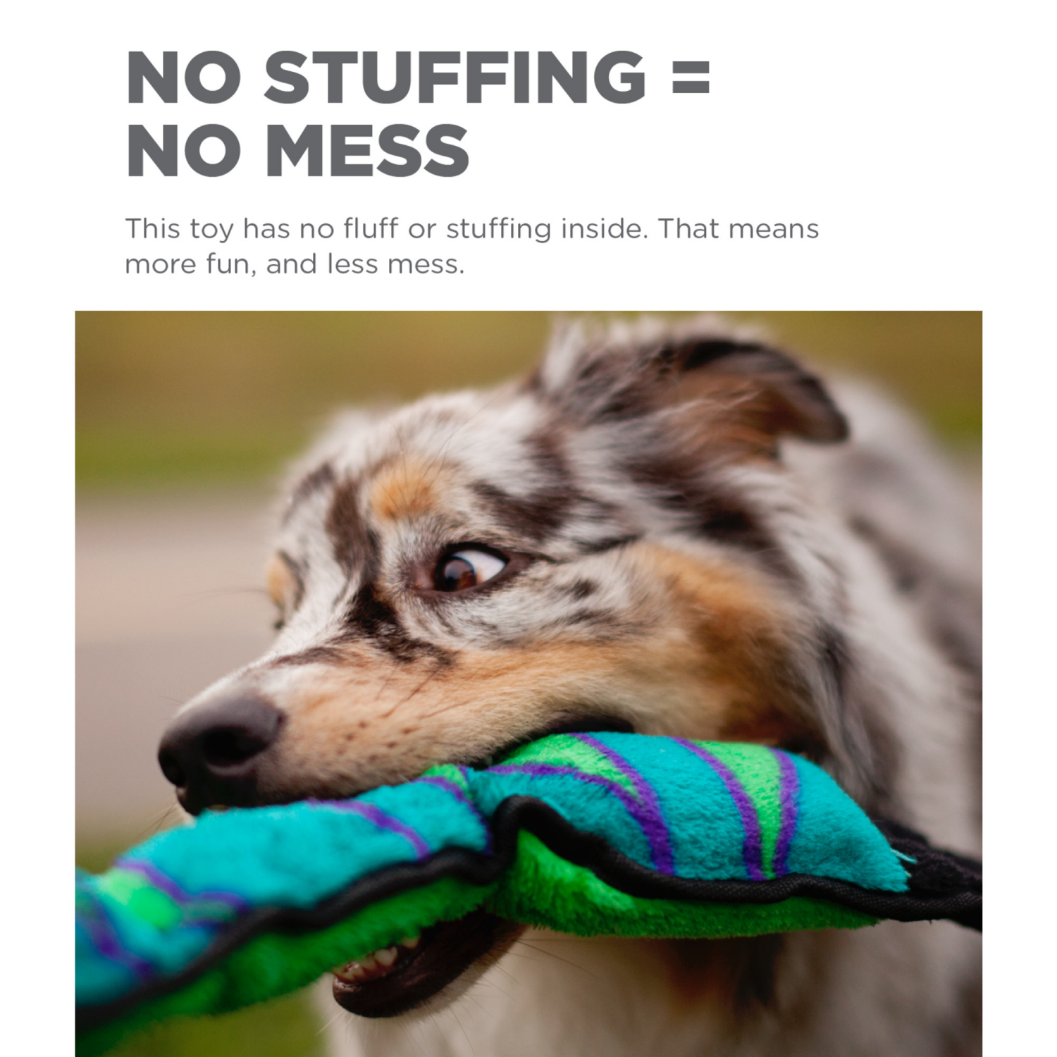 slide 5 of 6, Outward Hound Invincibles Snake Blu Xl, 1 ct