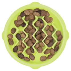 Petstages Kitty Slow Feeder, Green