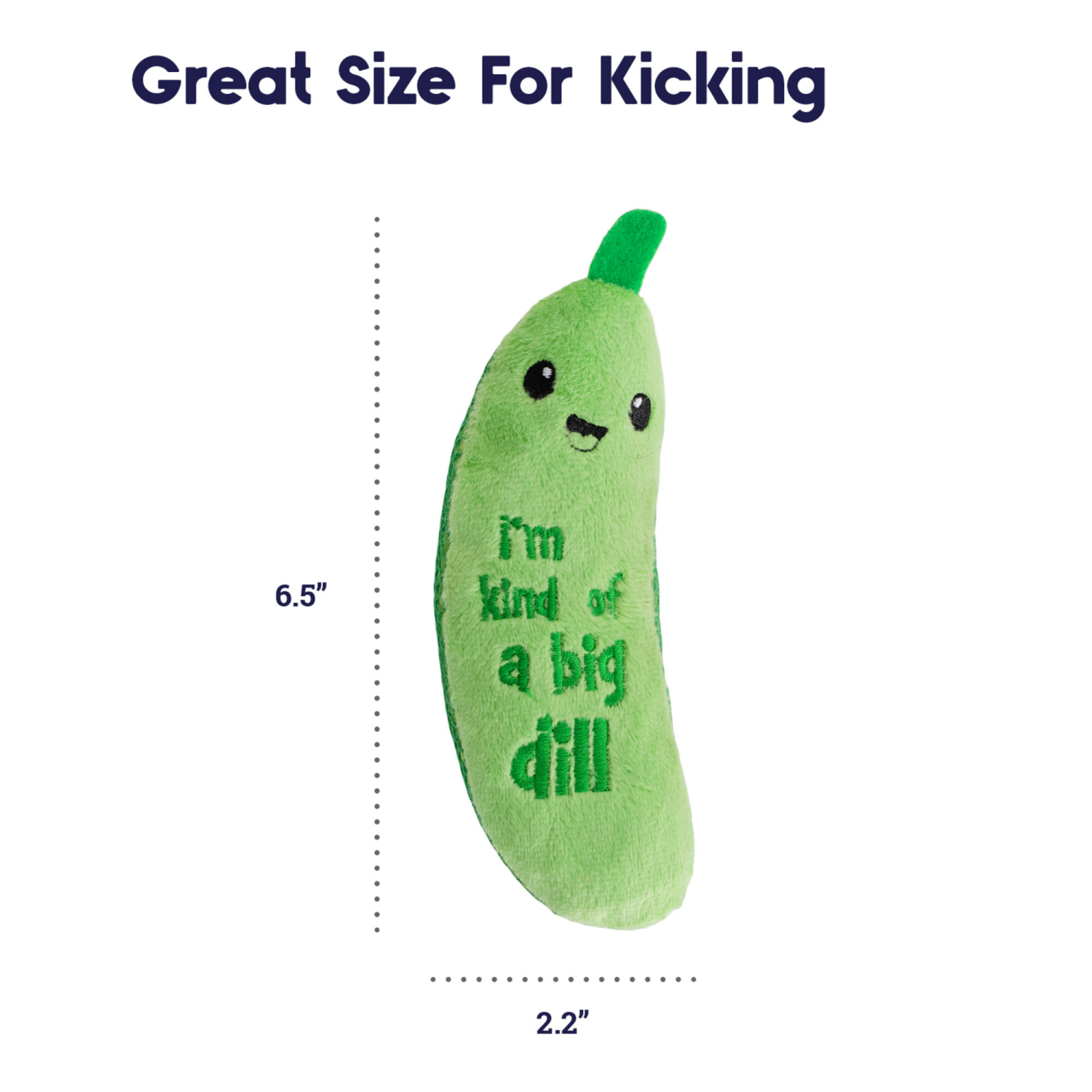 slide 5 of 5, Petstages Catstages Crunchy Catnip Pickle Cat Toy, 1 ct