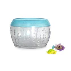 Catstages Blue Meow-smerizing Fish Bowl Cat Toy with Two Water Toys