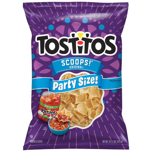 slide 1 of 1, Tostitos® Scoops!® party size, 14.5 oz