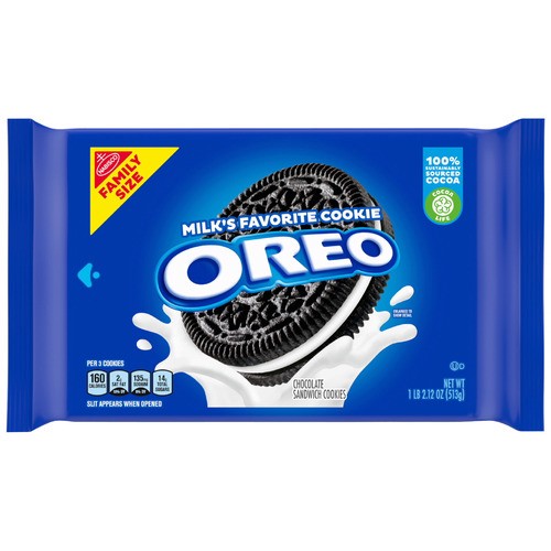 slide 1 of 1, Oreo original, family size, 18.12 oz