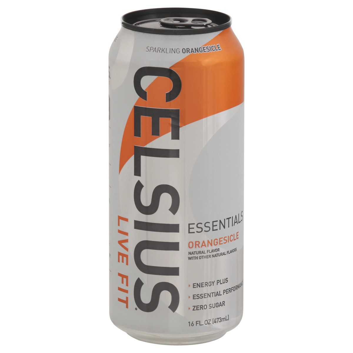 slide 7 of 14, CELSIUS ESSENTIALS, Sparkling Orangesicle, Performance Energy Drink 16 Fl Oz Single Can, 16 fl oz