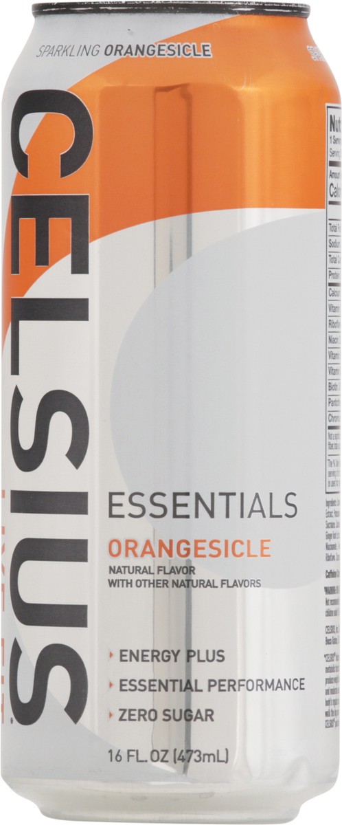 slide 3 of 14, CELSIUS ESSENTIALS, Sparkling Orangesicle, Performance Energy Drink 16 Fl Oz Single Can, 16 fl oz