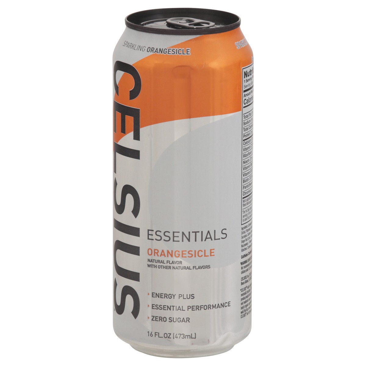 slide 6 of 14, CELSIUS ESSENTIALS, Sparkling Orangesicle, Performance Energy Drink 16 Fl Oz Single Can, 16 fl oz