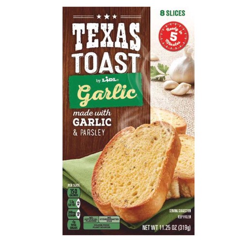 slide 1 of 1, frozen Texas toast, garlic, 11.25 oz