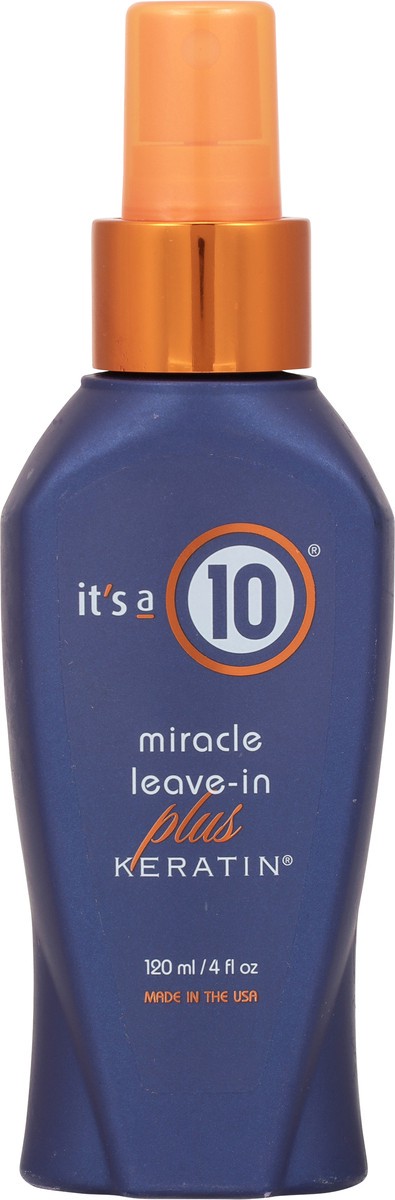 slide 8 of 9, It's a 10 Miracle Plus Keratin Leave-In 4 fl oz, 4 fl oz