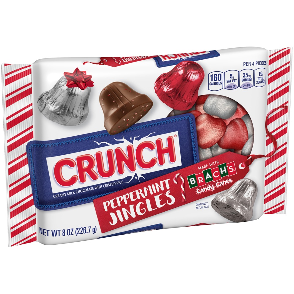 slide 2 of 8, Crunch Peppermint Jingles, 8 oz